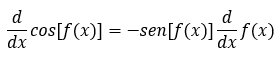 La derivada de la función coseno ejemplo de derivada de la función coseno